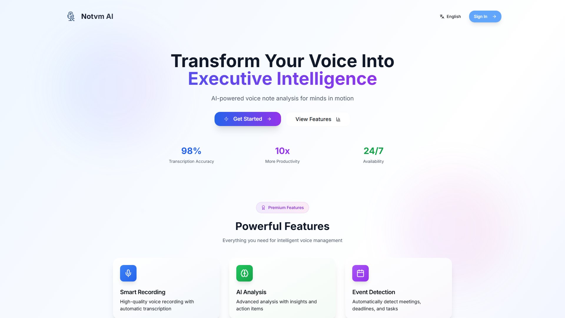 Notvm AI Screenshot Notvm AI Screenshot