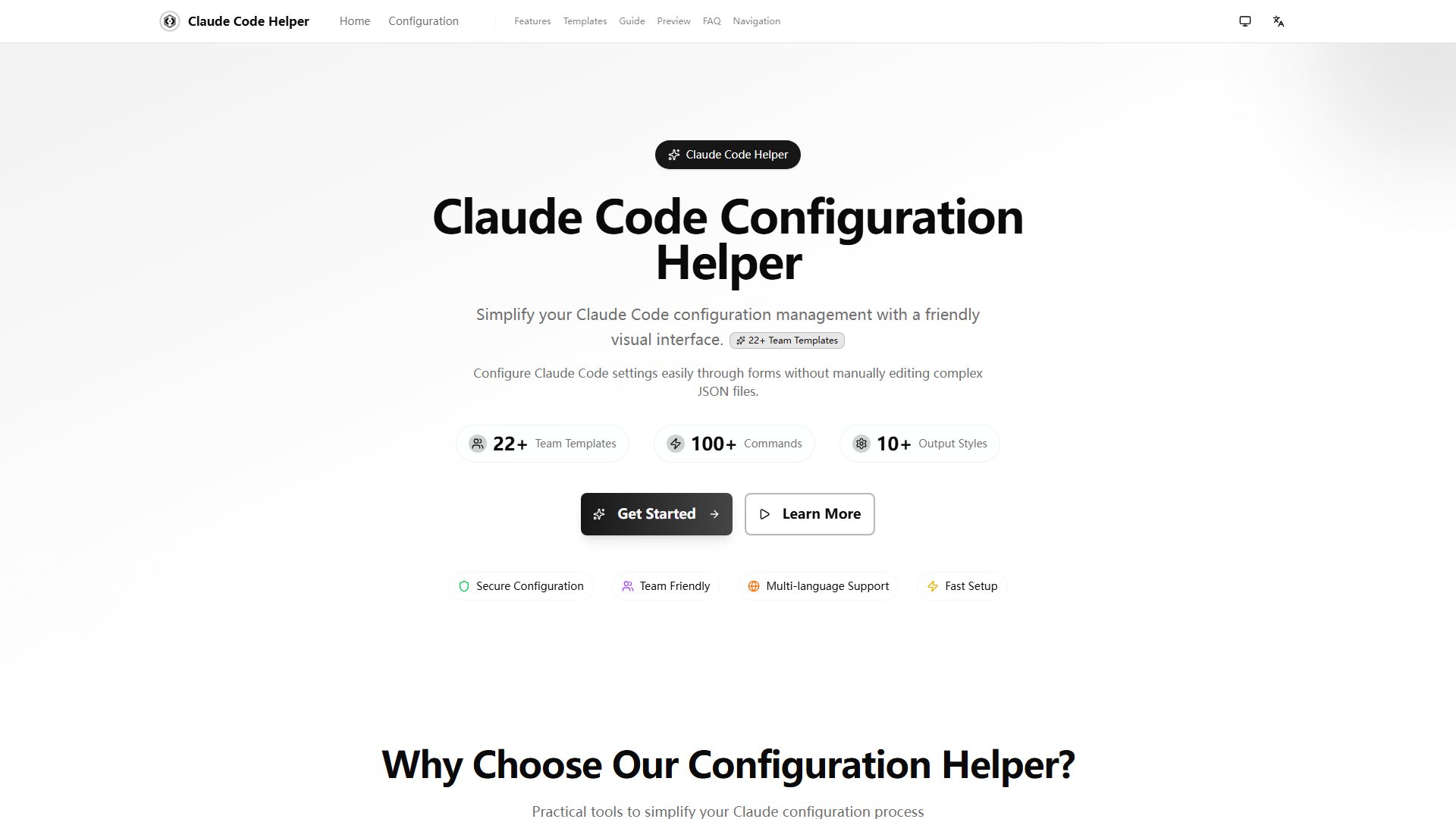 Claude Code Helper Screenshot Claude Code Helper Screenshot