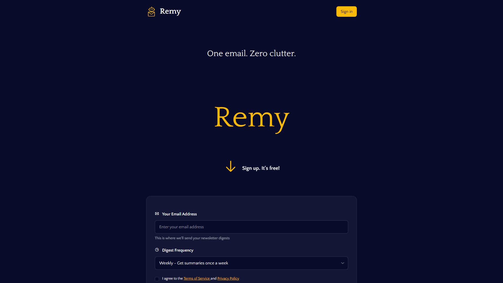 Remy Screenshot Remy Screenshot