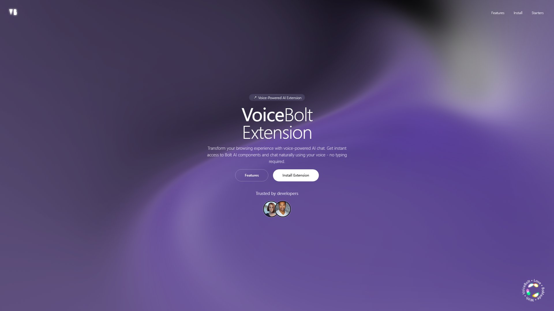 VoiceBolt - Voice AI Chrome Extension Screenshot VoiceBolt - Voice AI Chrome Extension Screenshot