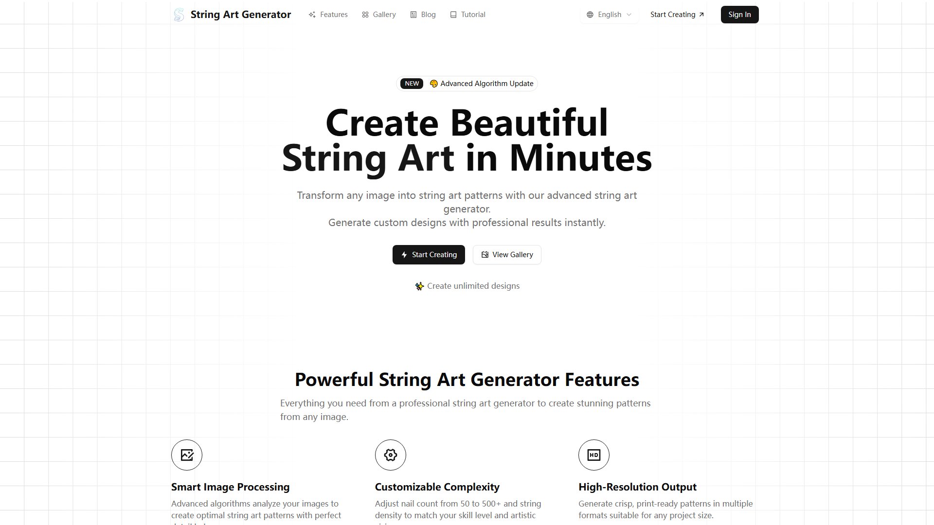 String Art Generator Screenshot String Art Generator Screenshot