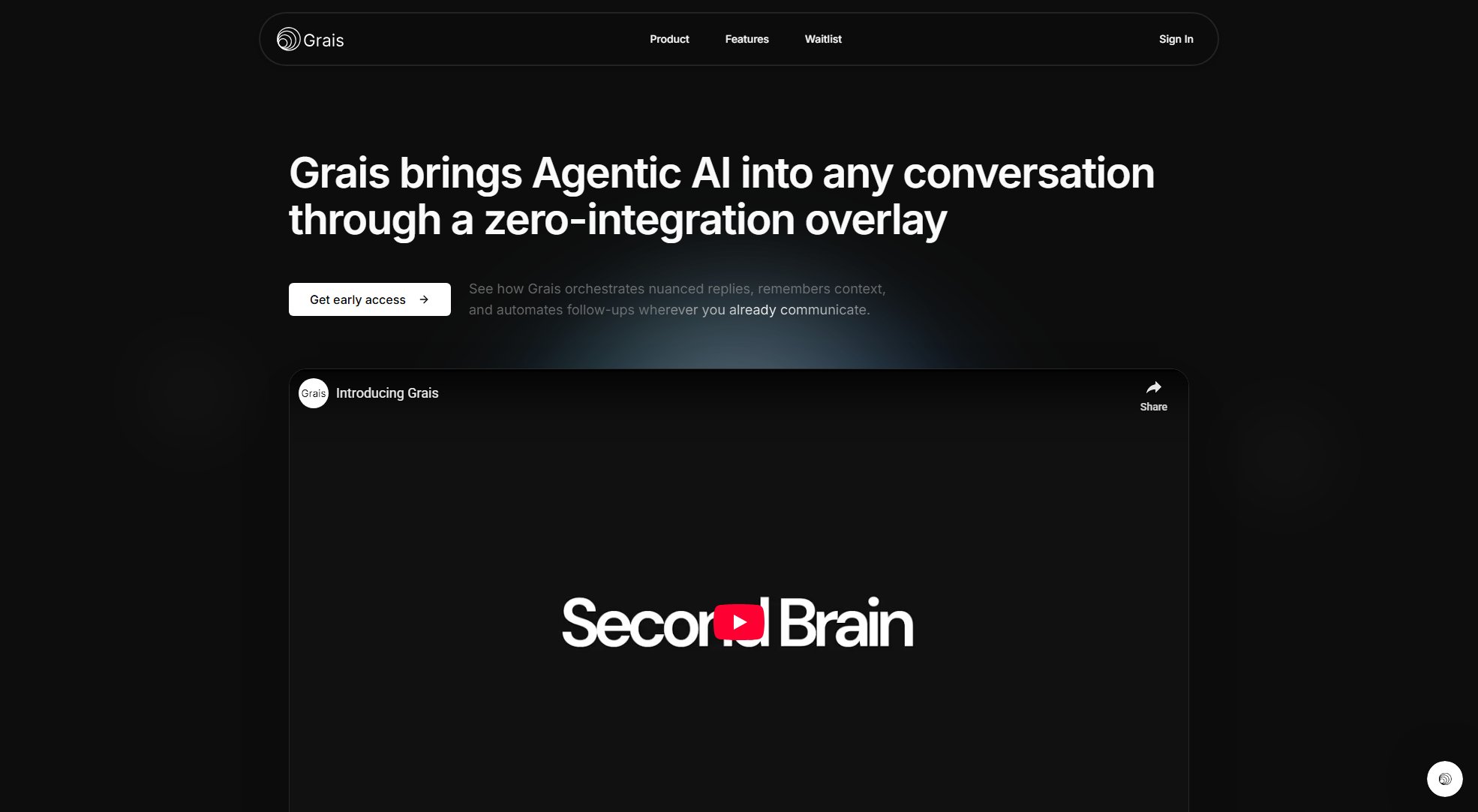 Grais Grais Interface & Screenshots