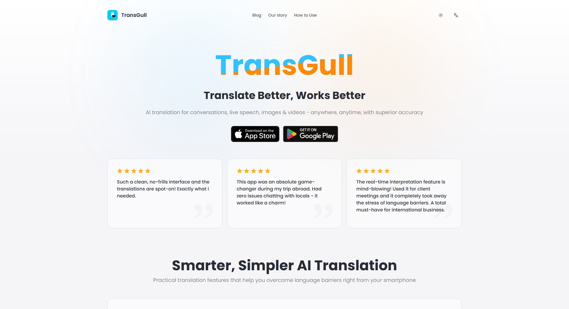 TransGull TransGull Interface & Screenshots TransGull TransGull Interface & Screenshots