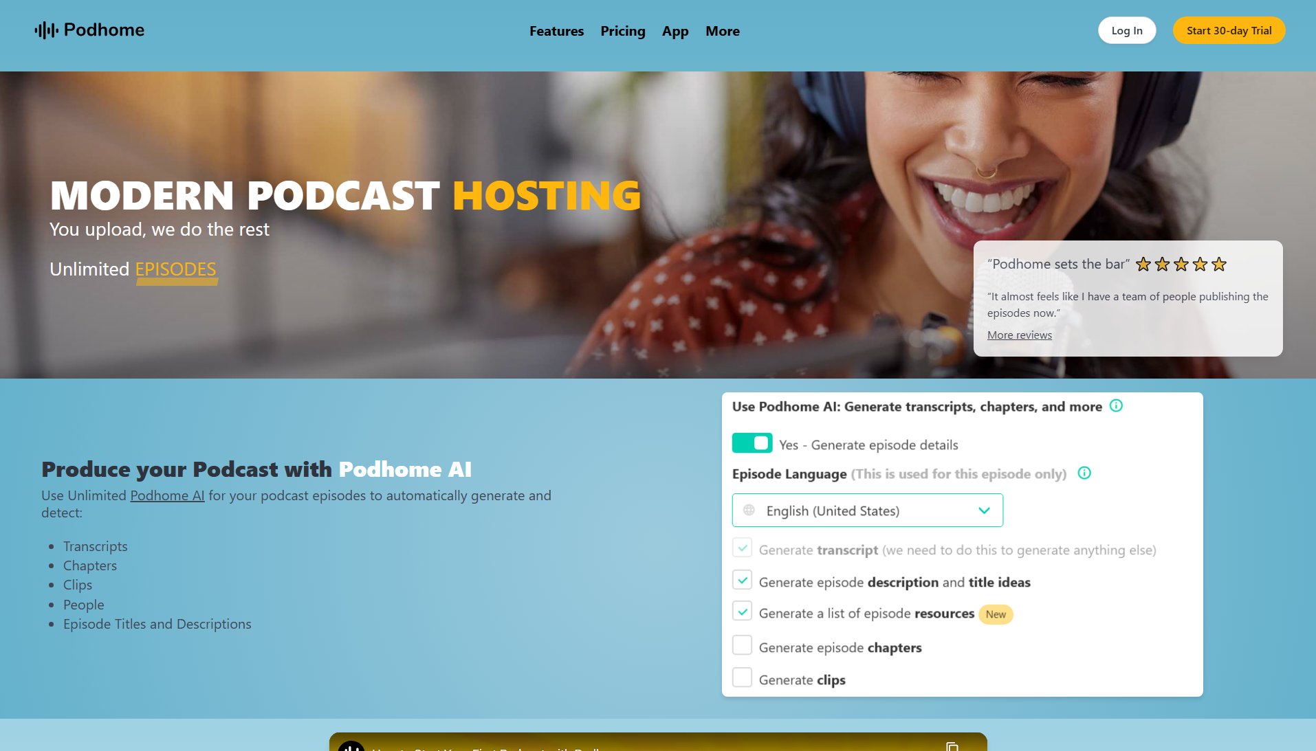 Podhome Podhome Interface & Screenshots