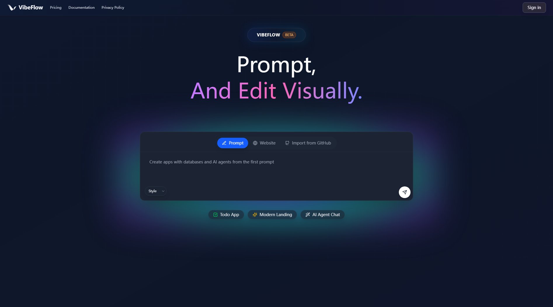 VibeFlow Screenshot
