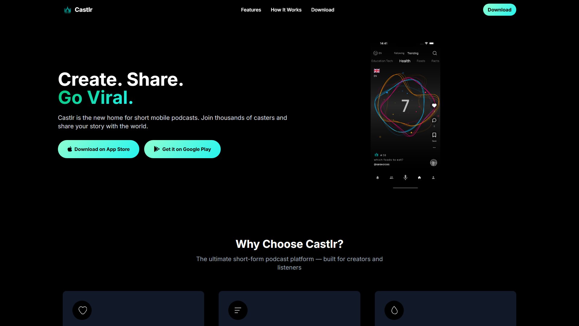 Castlr Screenshot Castlr Screenshot