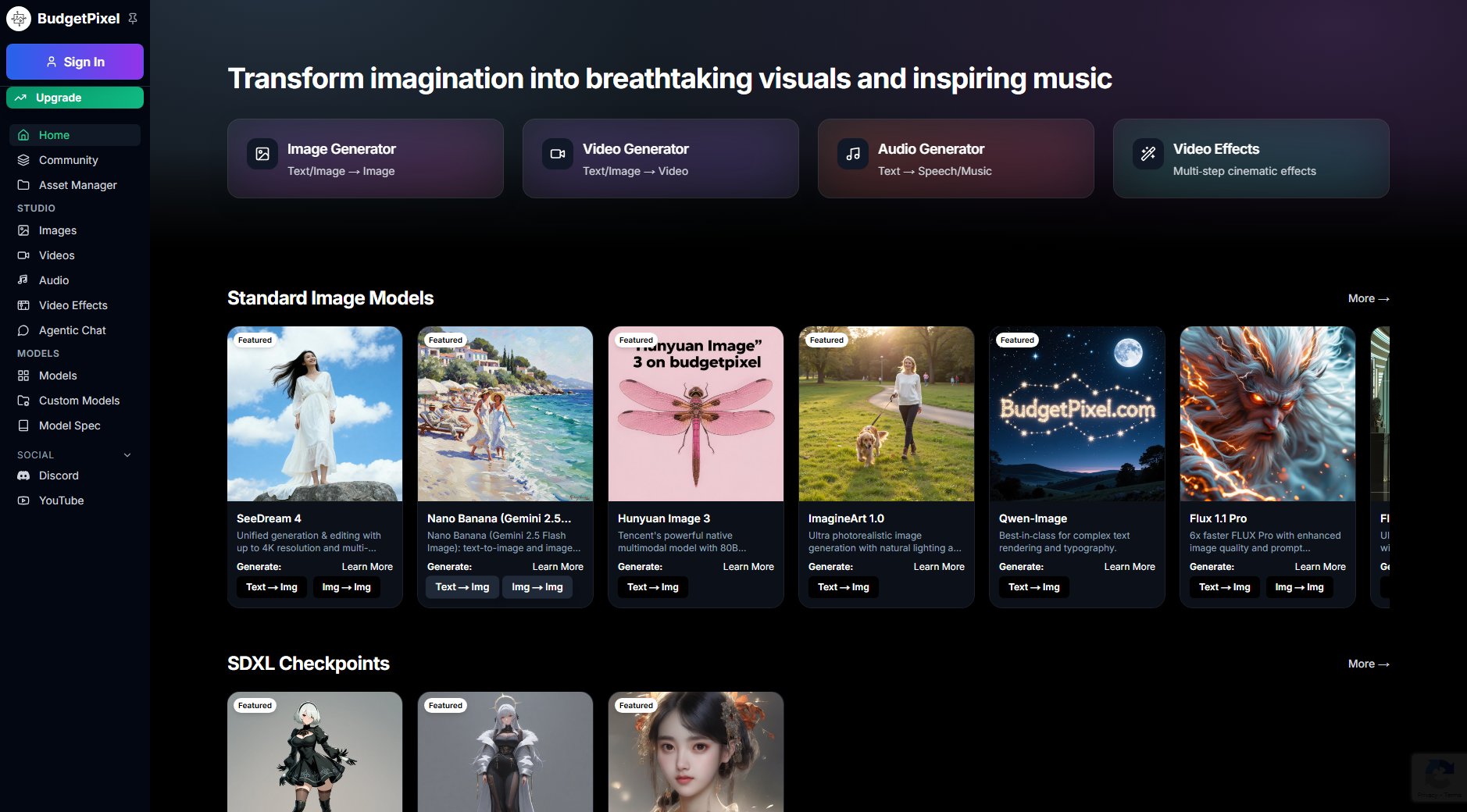 BudgetPixel AI BudgetPixel AI Interface & Screenshots BudgetPixel AI BudgetPixel AI Interface & Screenshots
