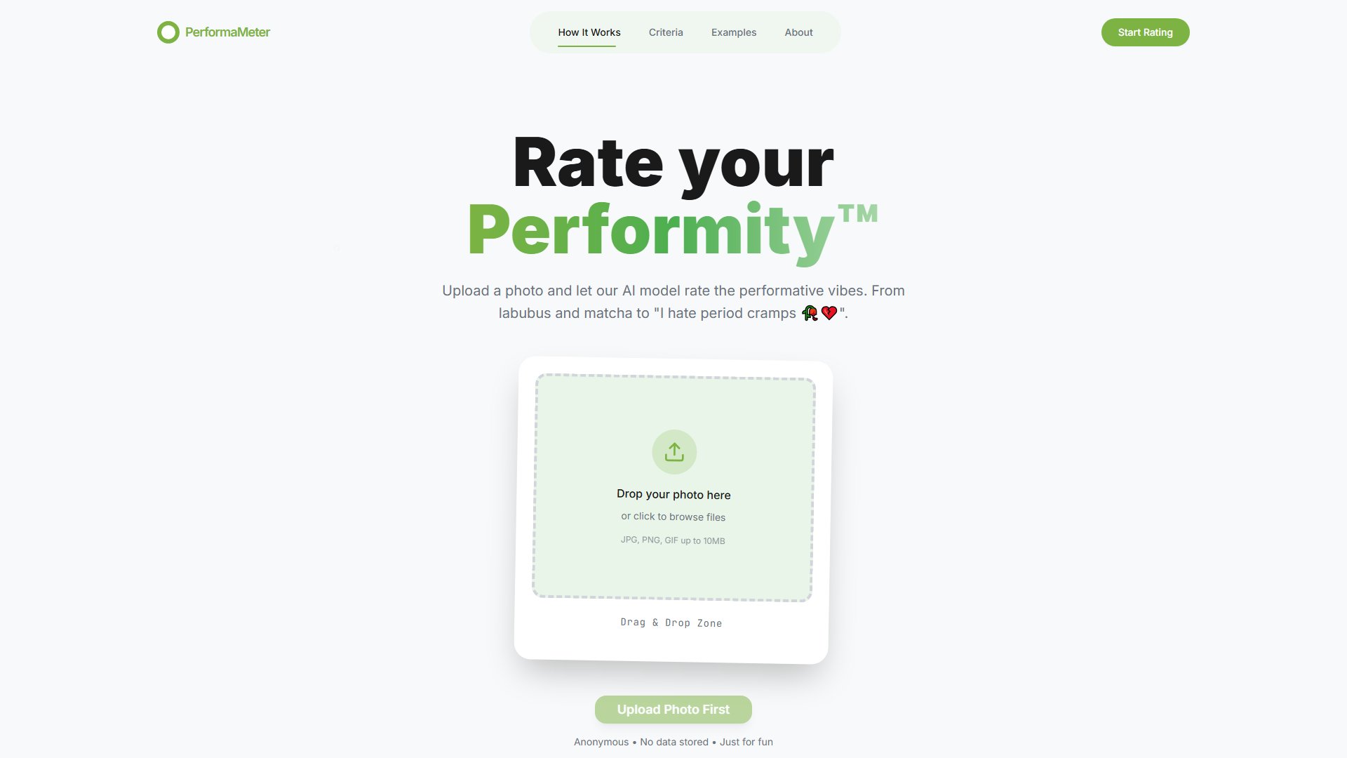 Performative Male Rater Screenshot Performative Male Rater Screenshot
