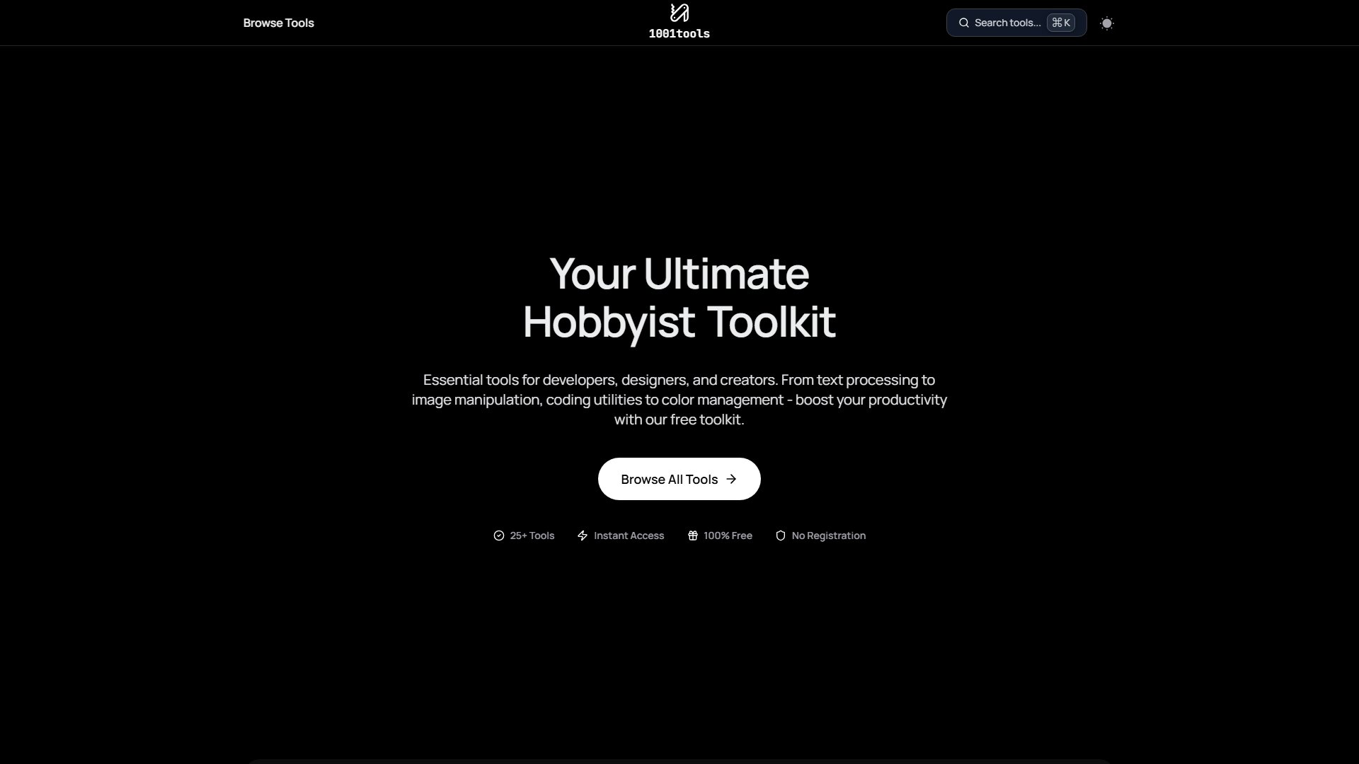 1001Tools Screenshot 1001Tools Screenshot