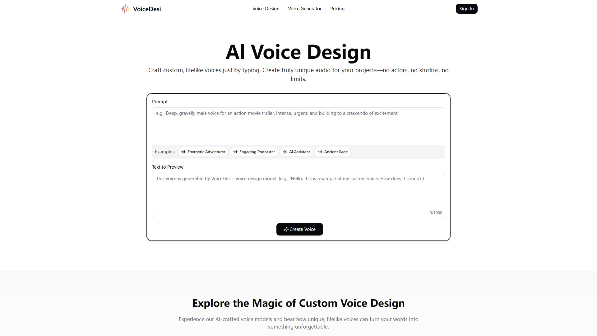 VoiceDesi Screenshot VoiceDesi Screenshot