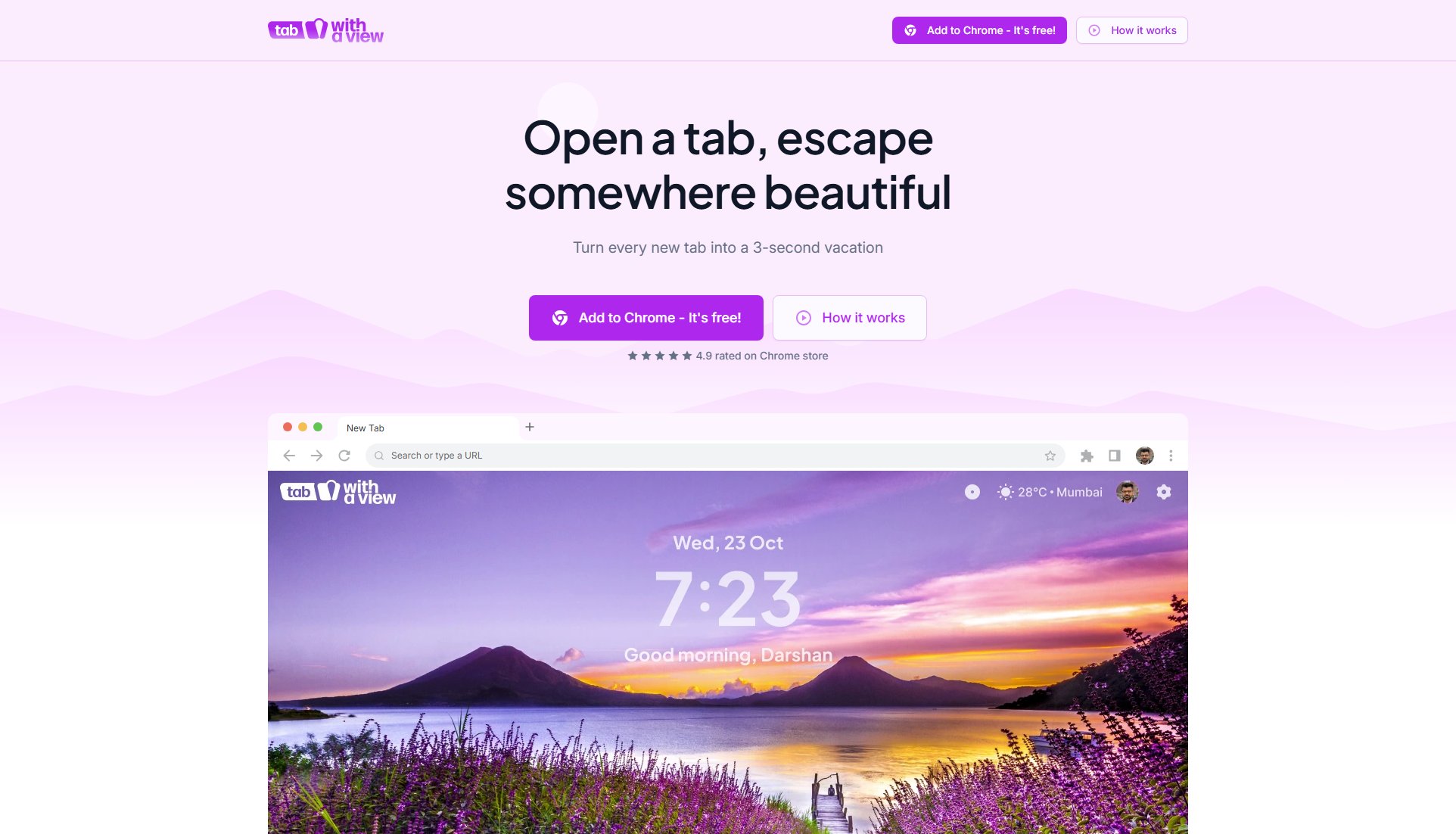 Tab With a View Tab With a View Interface & Screenshots Tab With a View Tab With a View Interface & Screenshots