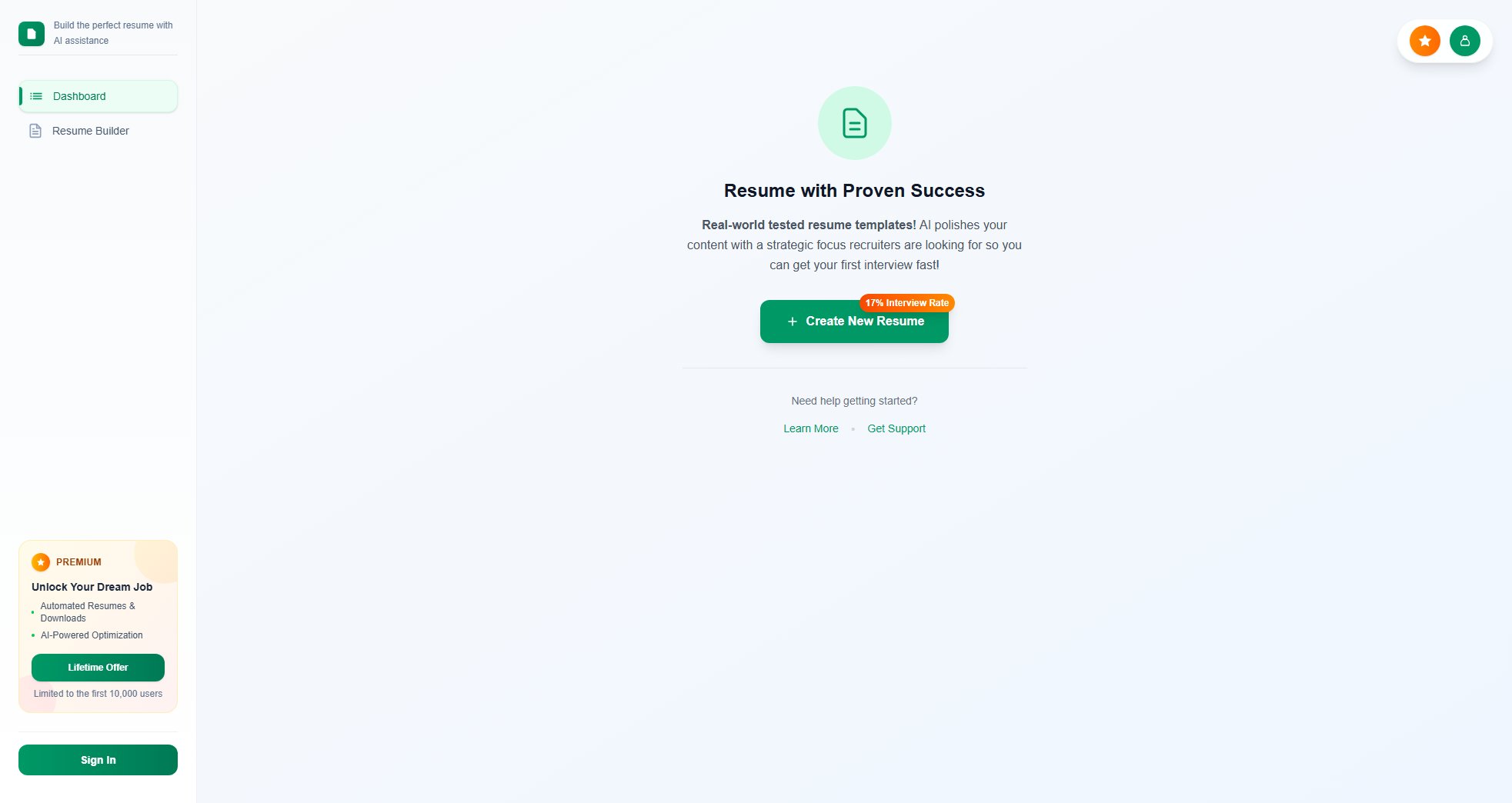 ResumeMint.io Screenshot ResumeMint.io Screenshot