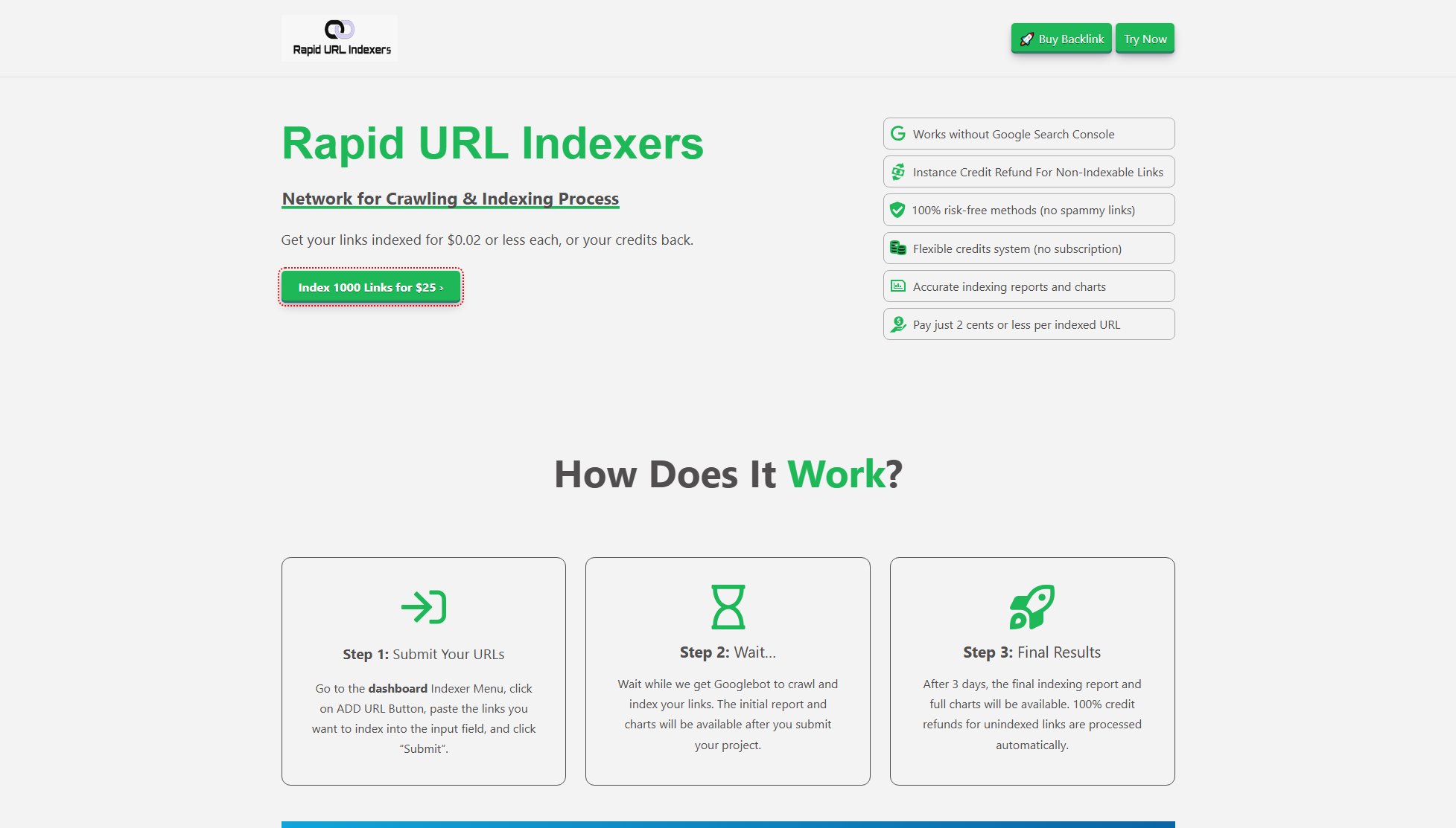 Rapid URL Indexers Rapid URL Indexers Interface & Screenshots