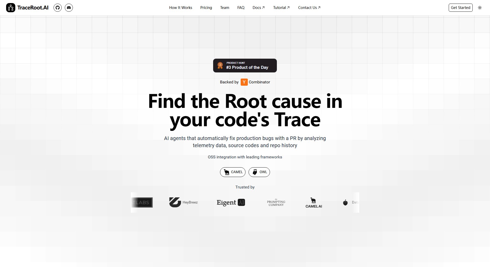 TraceRoot.AI TraceRoot.AI Interface & Screenshots
