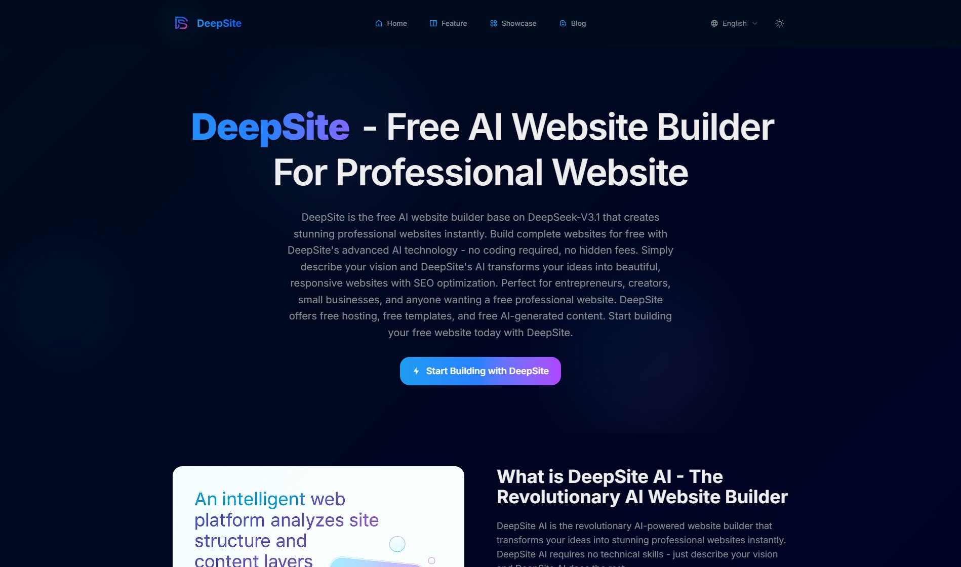 DeepSite DeepSite Interface & Screenshots DeepSite DeepSite Interface & Screenshots