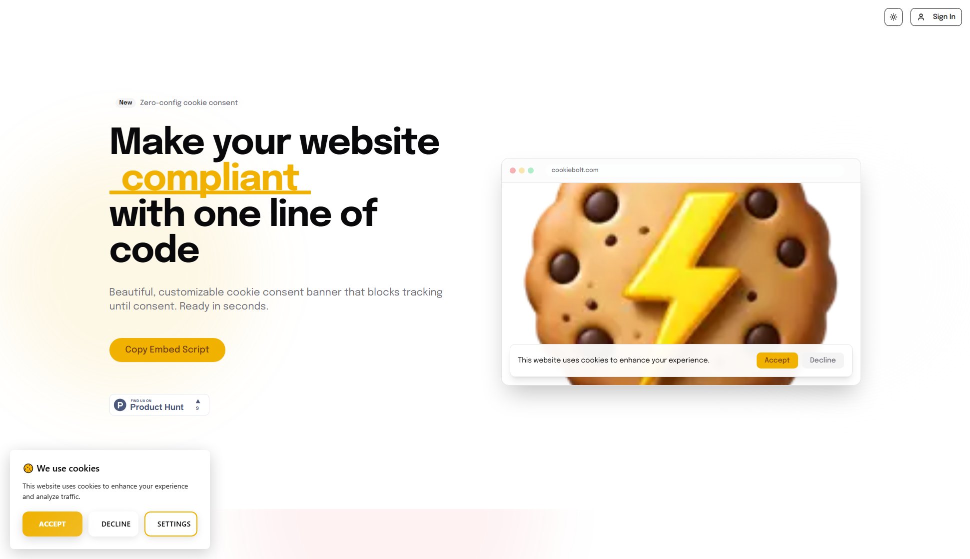 CookieBolt Screenshot
