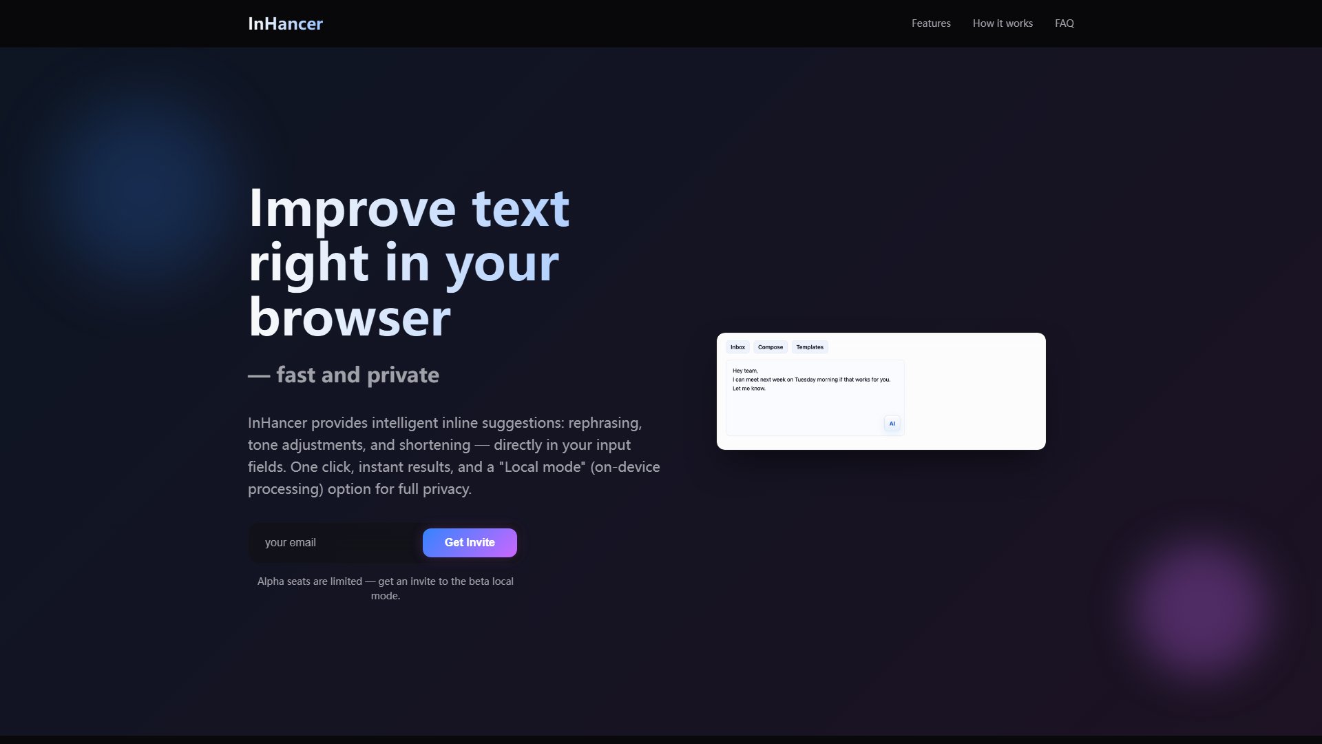 InHancer Screenshot InHancer Screenshot