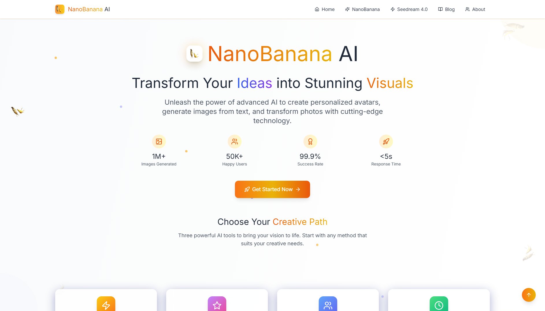 NanoBanana AI Screenshot