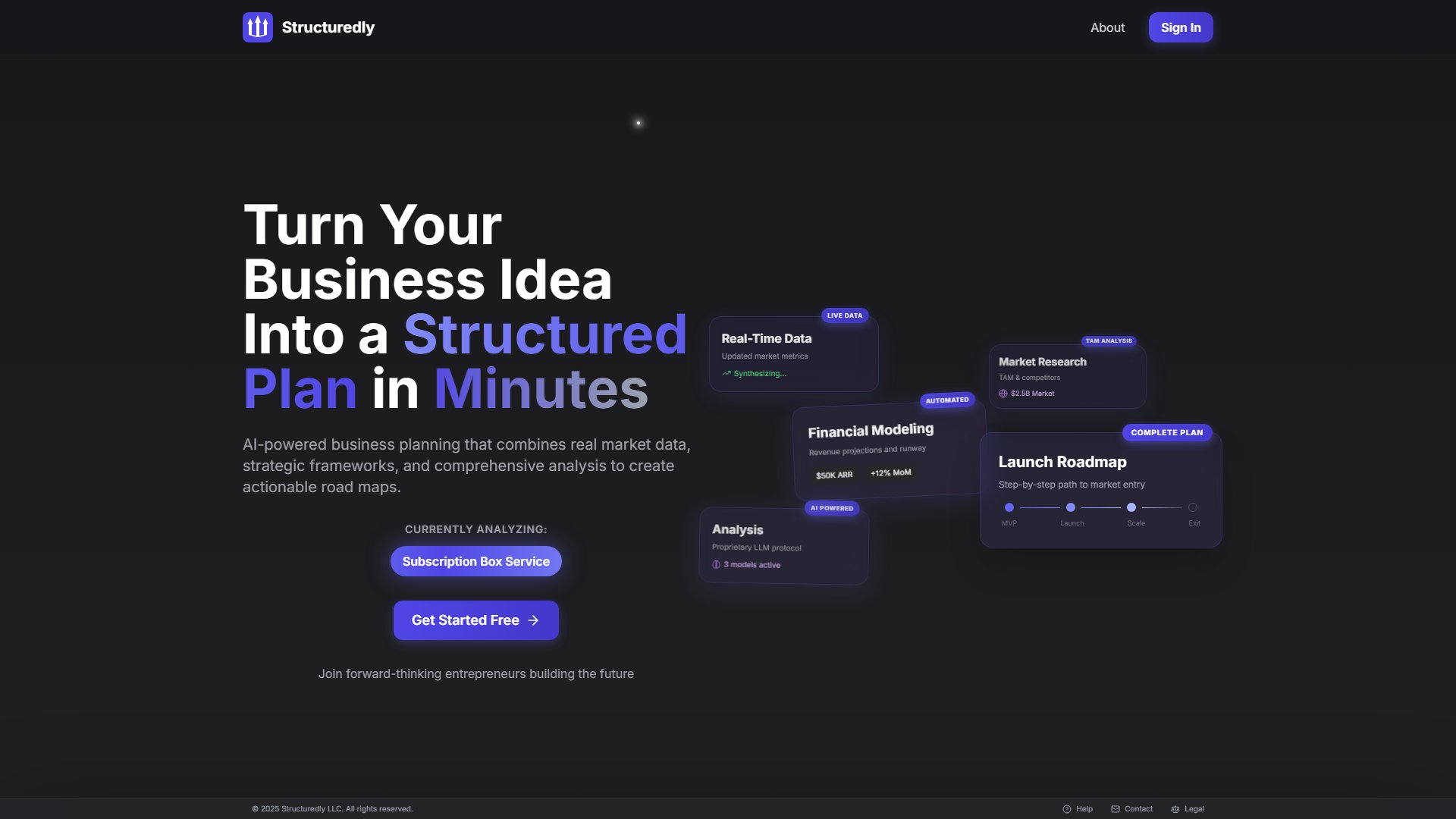 Structuredly Screenshot Structuredly Screenshot