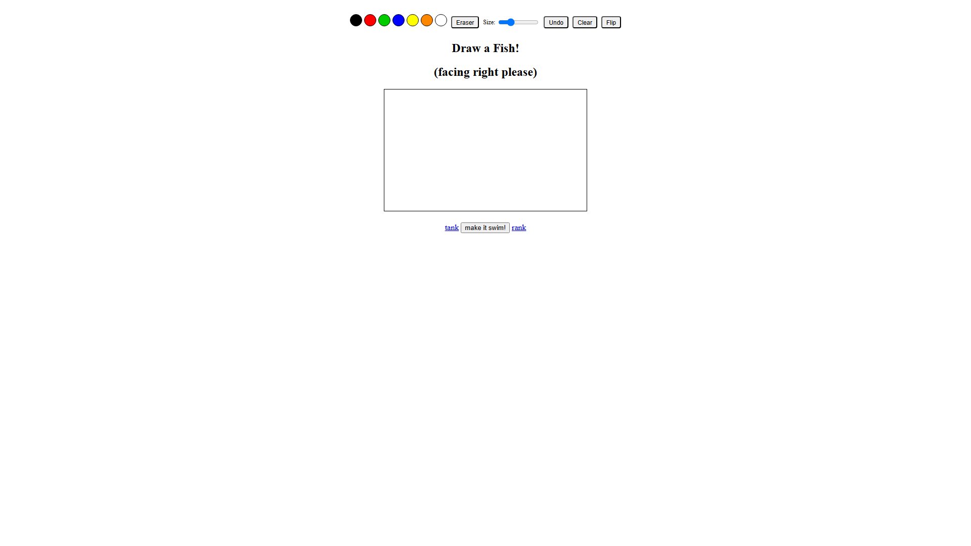 DrawAFish.com Screenshot DrawAFish.com Screenshot