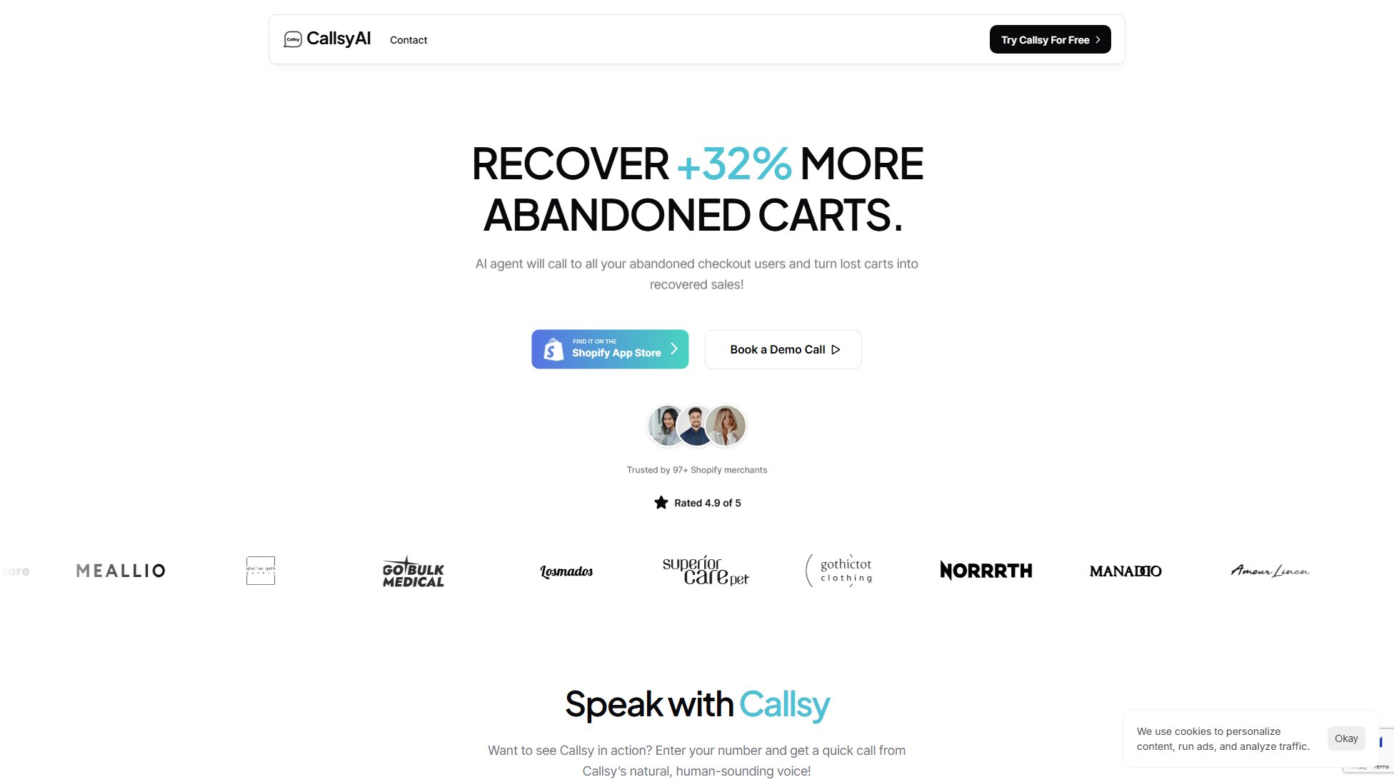 Callsy Callsy Interface & Screenshots Callsy Callsy Interface & Screenshots