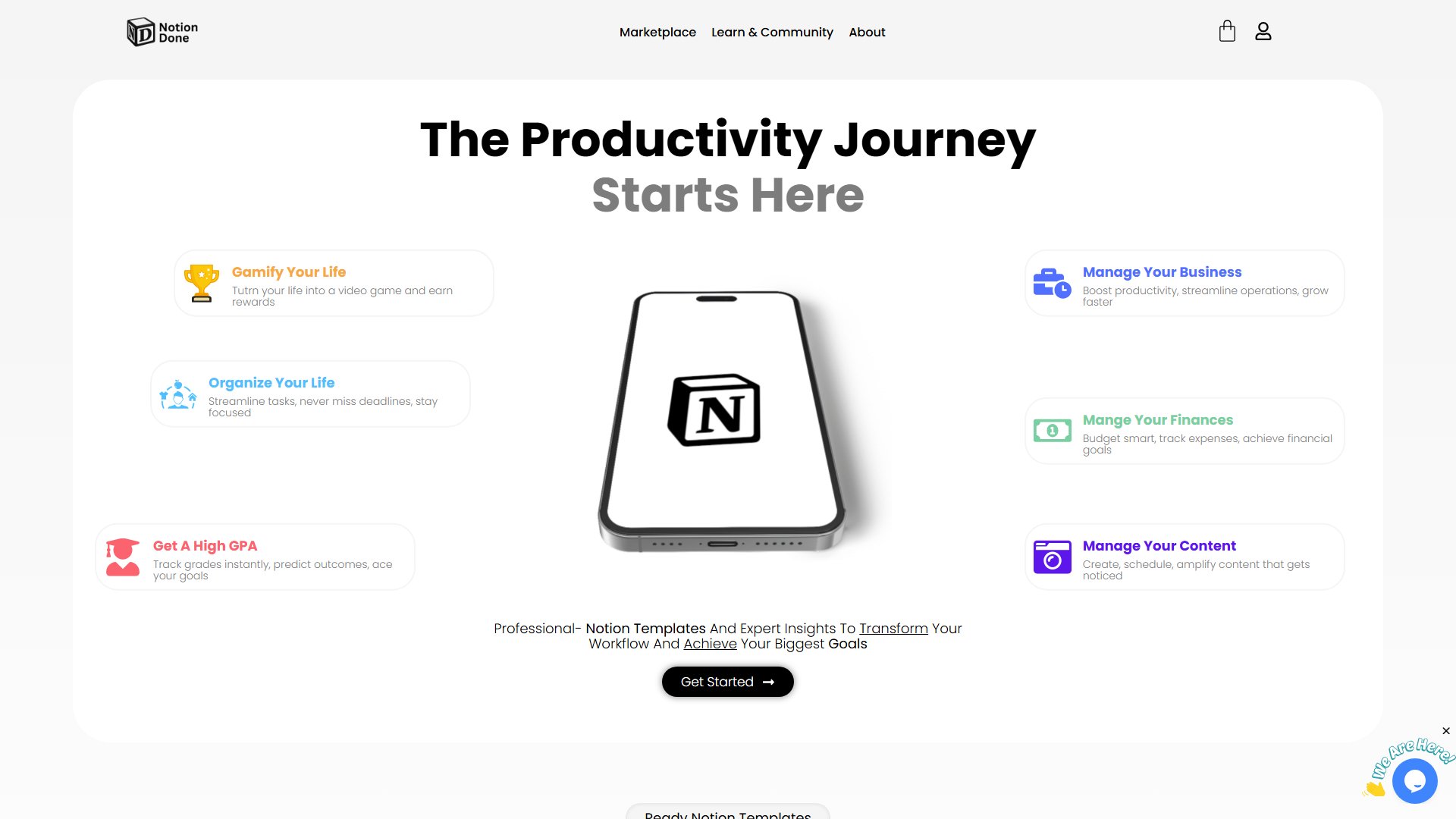 Notion Done Screenshot Notion Done Screenshot