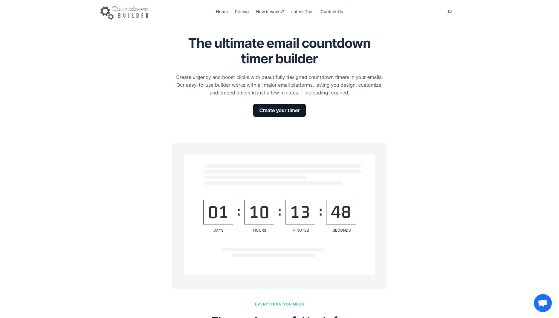 Countdown Builder Countdown Builder Interface & Screenshots