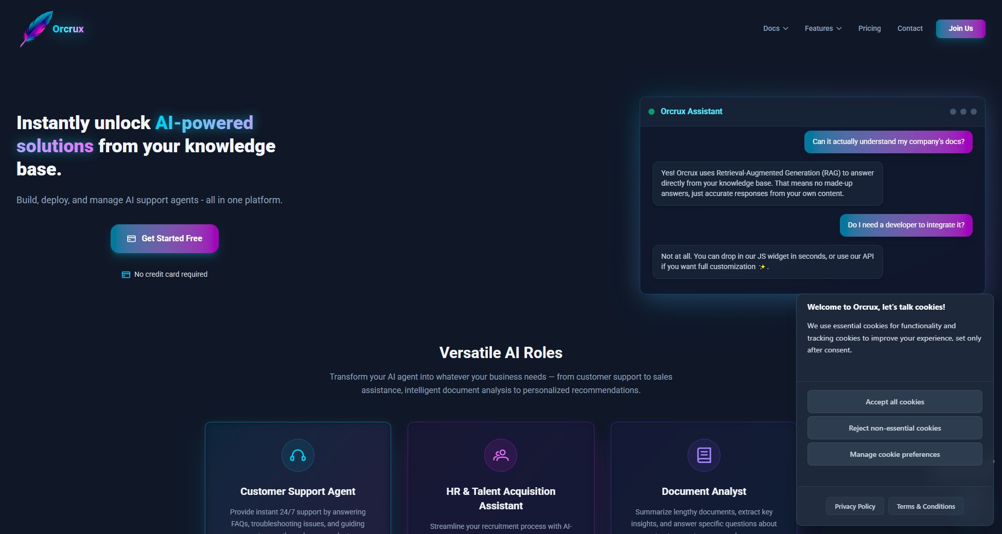 Orcrux Orcrux Interface & Screenshots