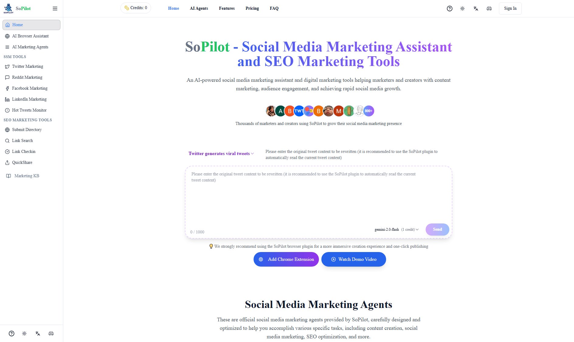 SoPilot SoPilot Interface & Screenshots SoPilot SoPilot Interface & Screenshots