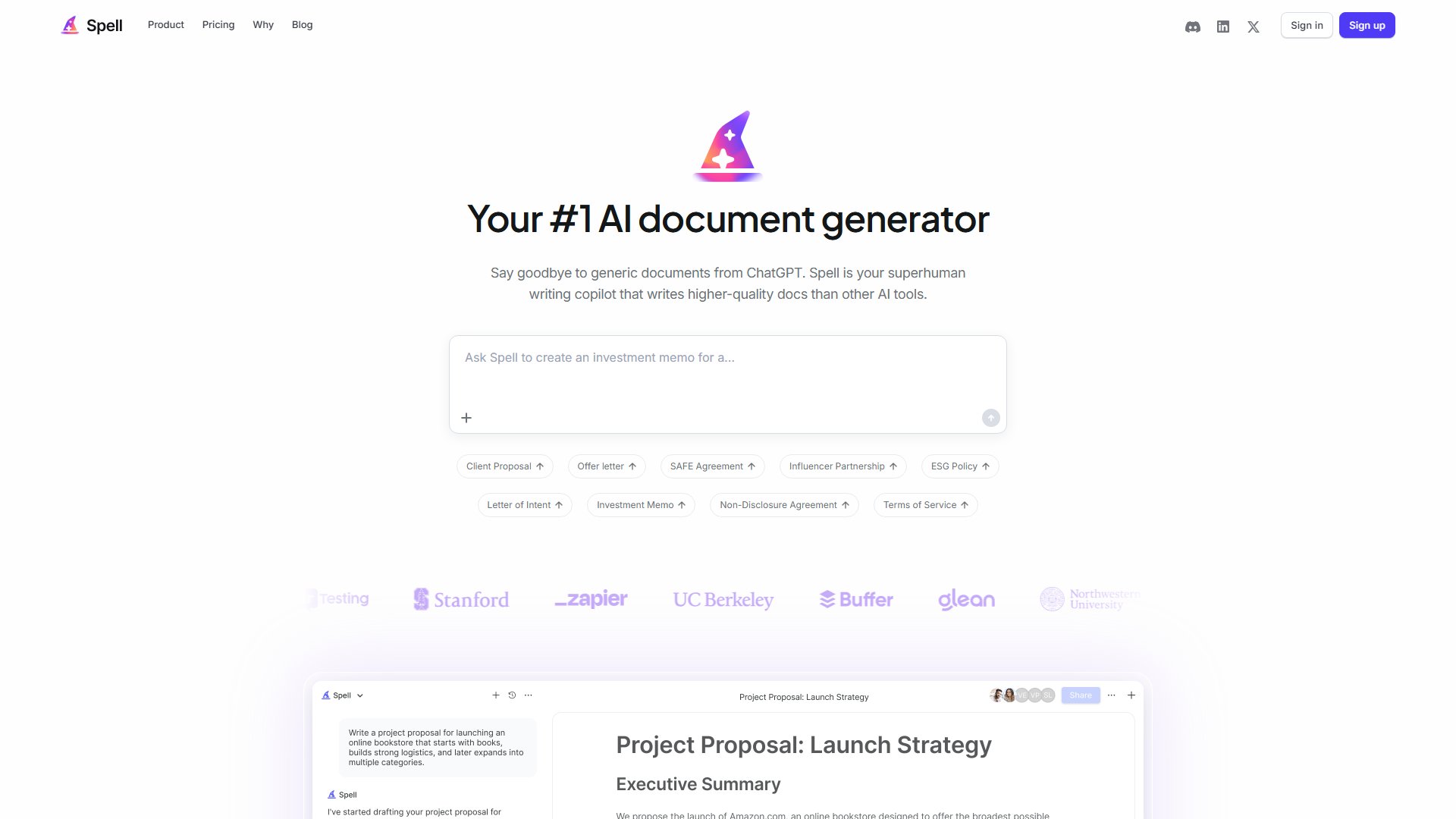 Spell AI Screenshot Spell AI Screenshot