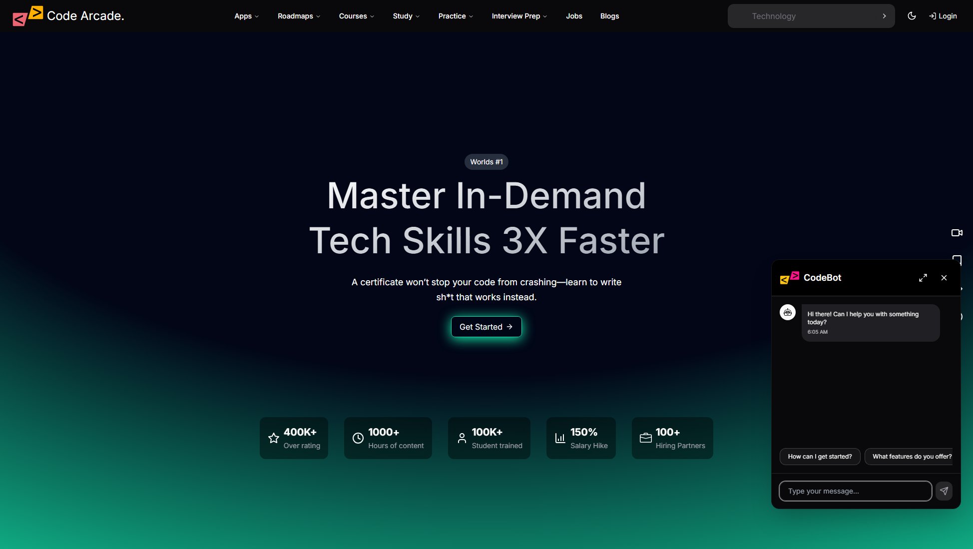 Code Arcade Code Arcade Interface & Screenshots Code Arcade Code Arcade Interface & Screenshots