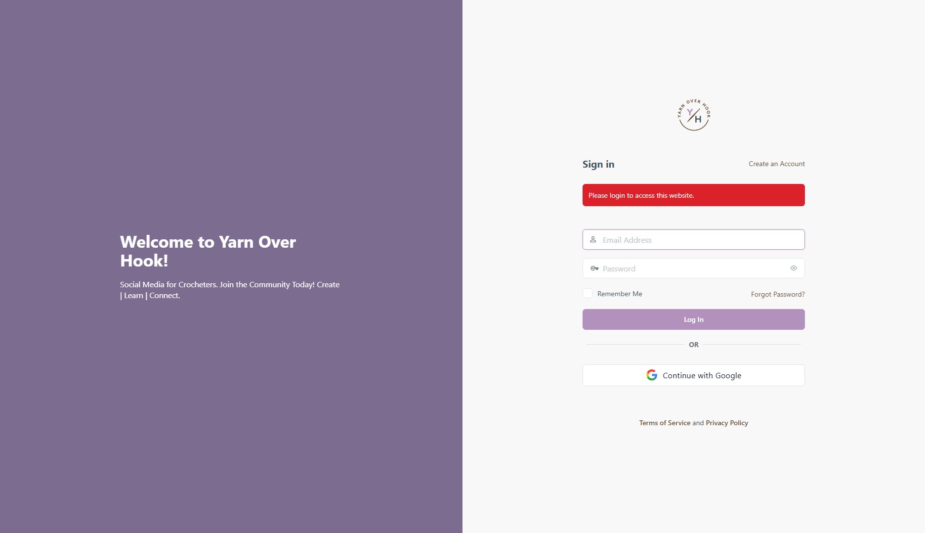 Yarn Over Hook Yarn Over Hook Interface & Screenshots Yarn Over Hook Yarn Over Hook Interface & Screenshots