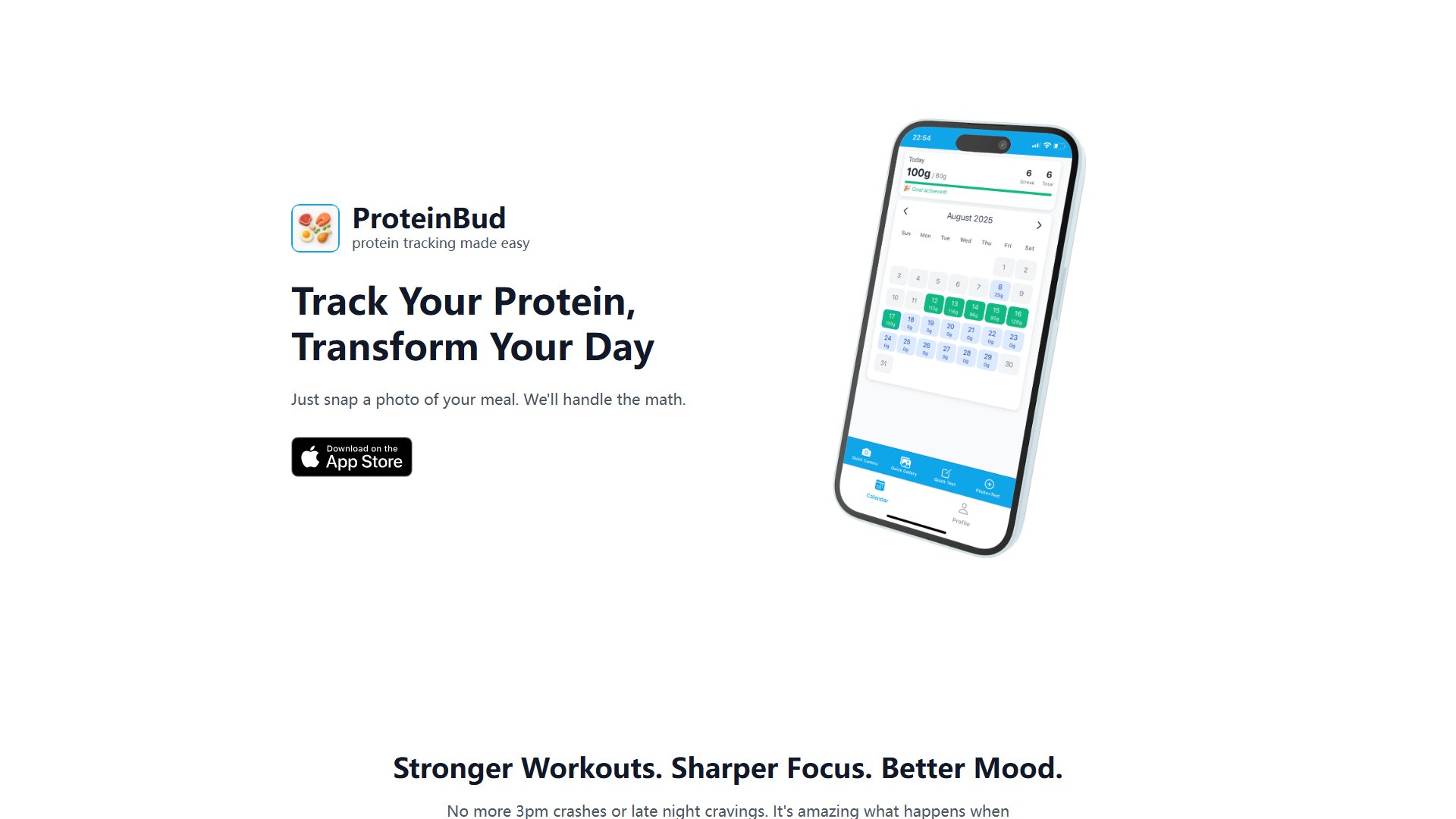 ProteinBud Screenshot ProteinBud Screenshot