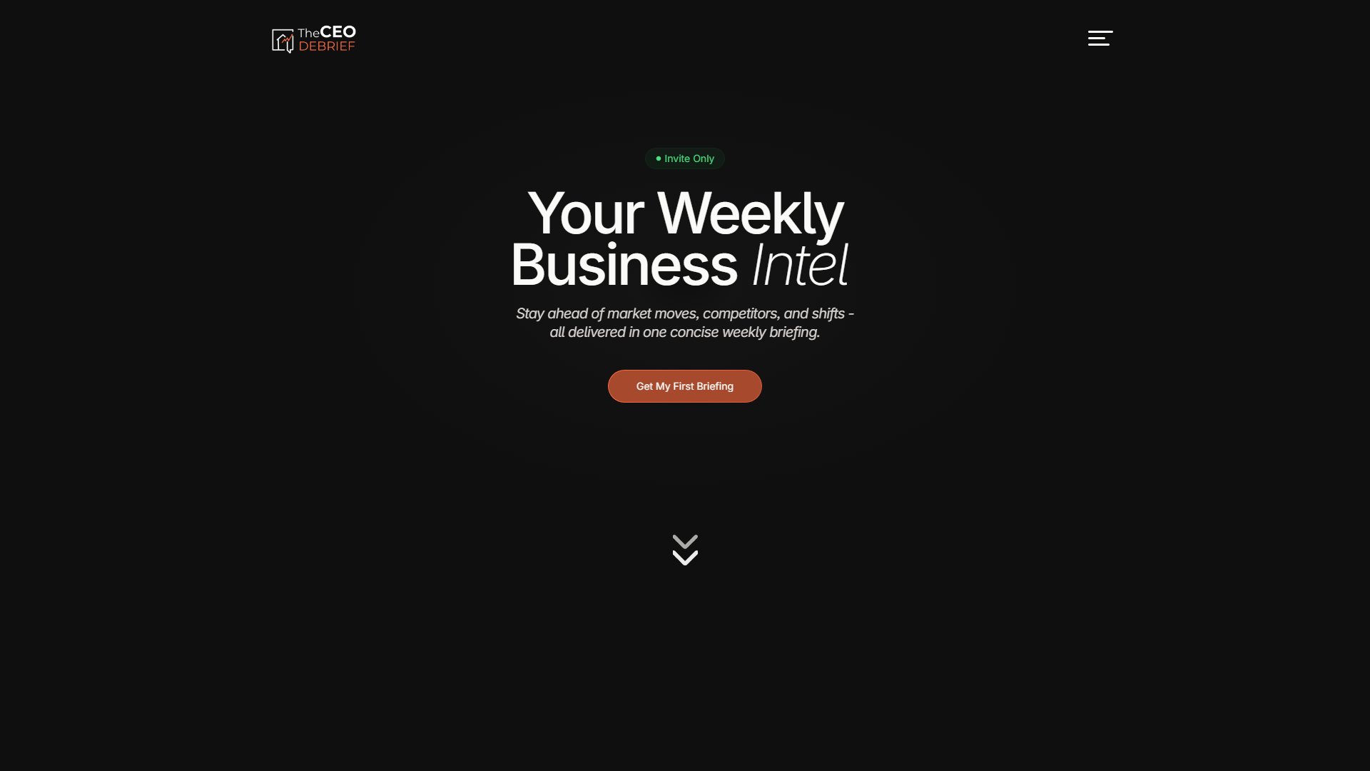 The CEO Debrief Screenshot The CEO Debrief Screenshot