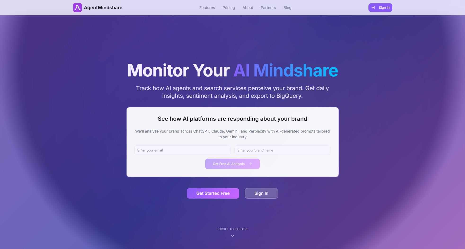 Agent Mindshare Agent Mindshare Interface & Screenshots Agent Mindshare Agent Mindshare Interface & Screenshots