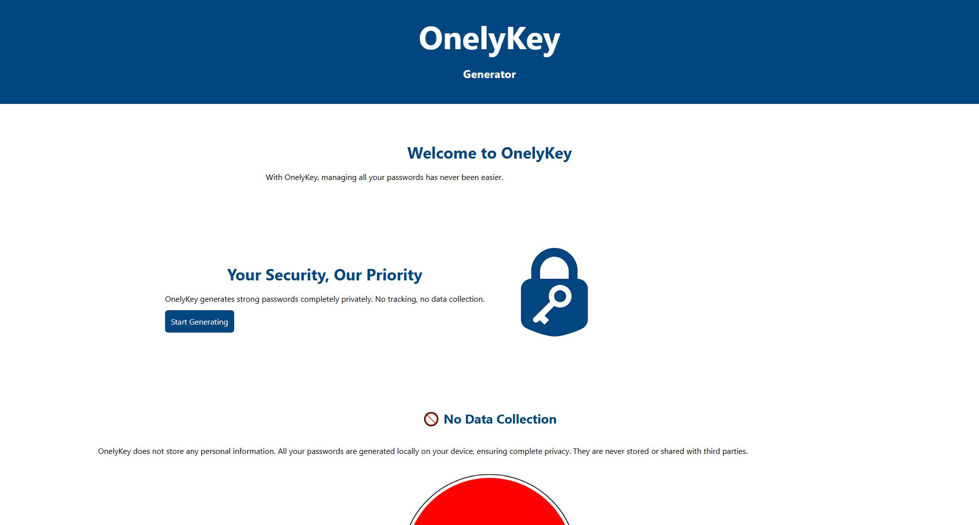 OnelyKey Screenshot OnelyKey Screenshot