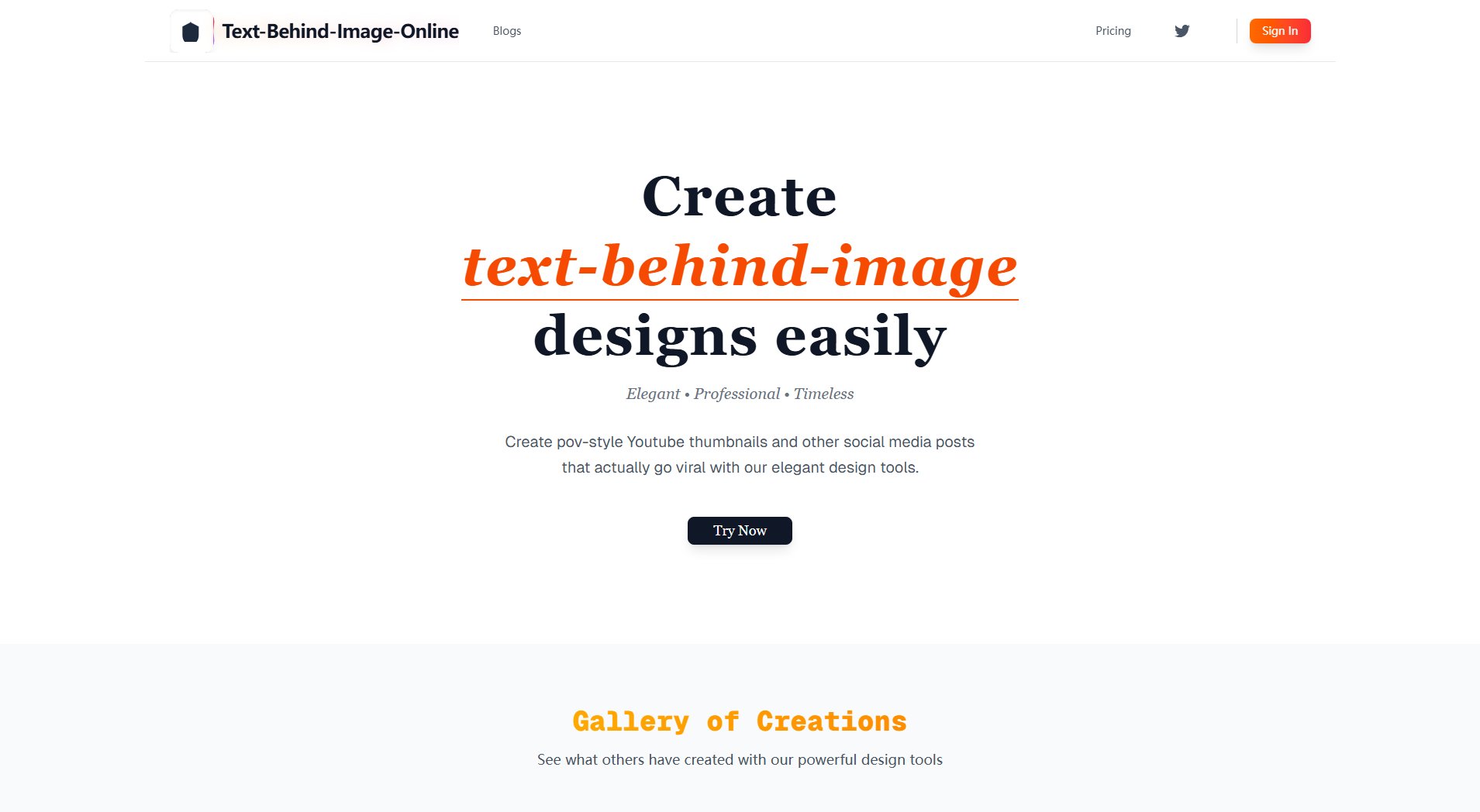 Text Behind Image Online Screenshot Text Behind Image Online Screenshot