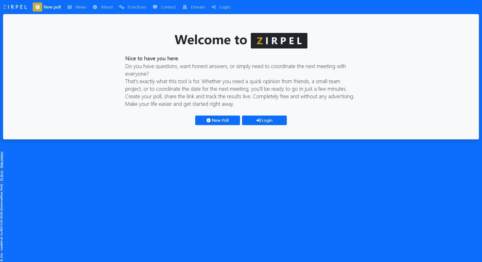 Z I R P E L Z I R P E L Interface & Screenshots Z I R P E L Z I R P E L Interface & Screenshots