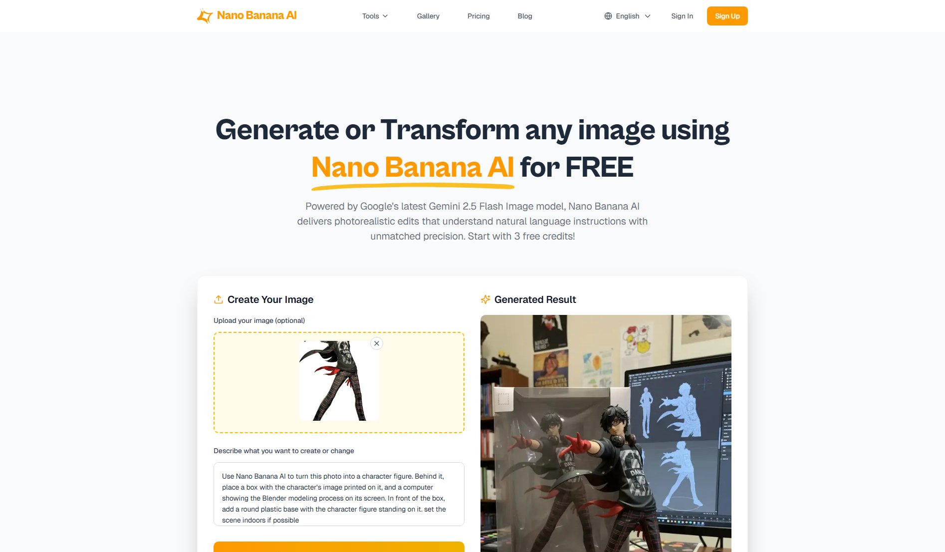 Nano Banana AI Screenshot Nano Banana AI Screenshot