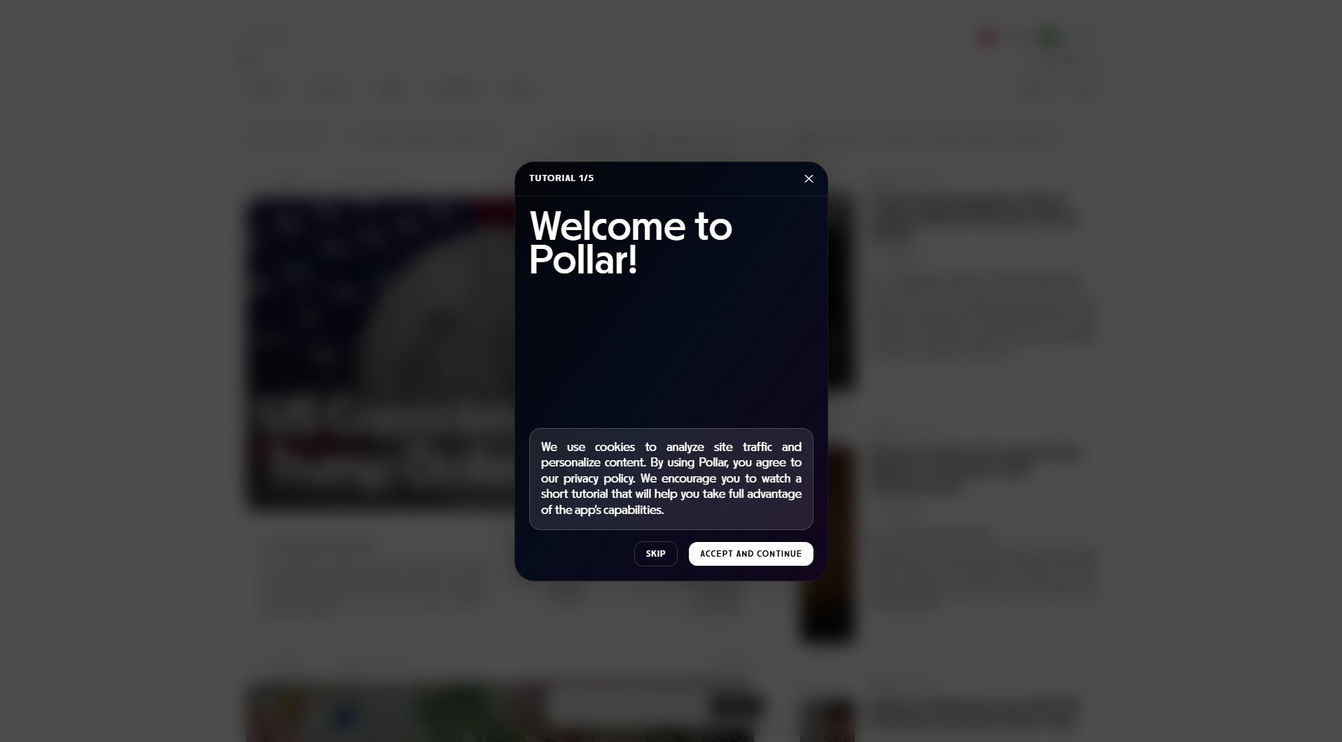 Pollar Pollar Interface & Screenshots