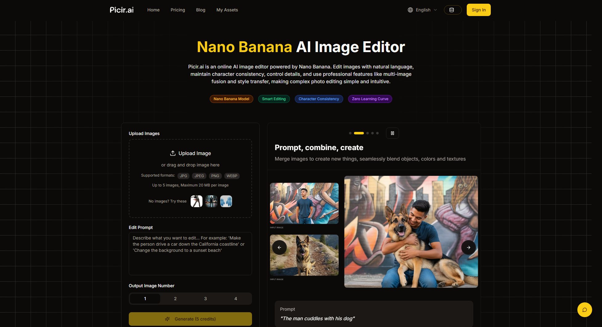 Nano Banana – AI Image Editor Screenshot