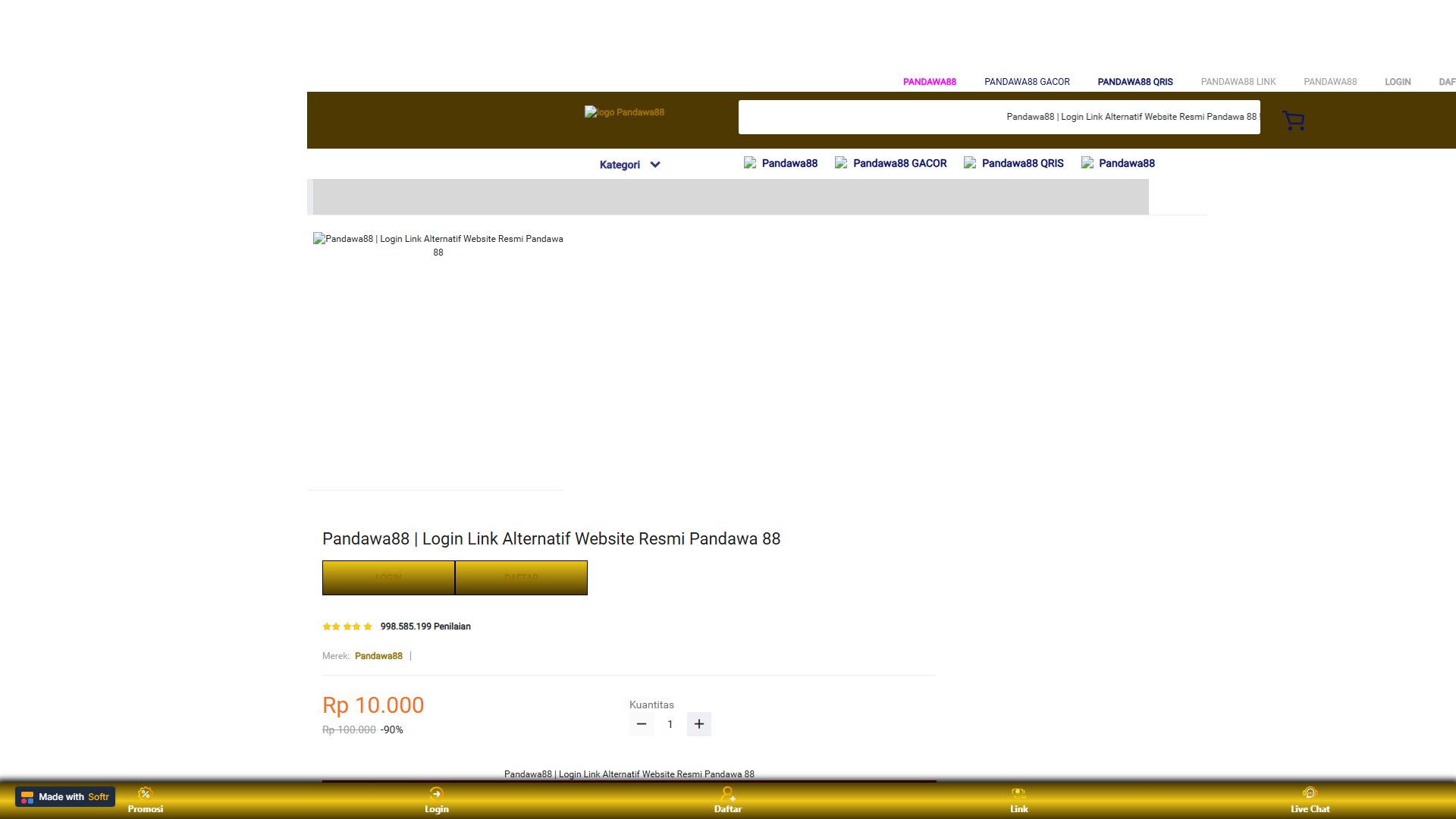 Pandawa88 Screenshot Pandawa88 Screenshot
