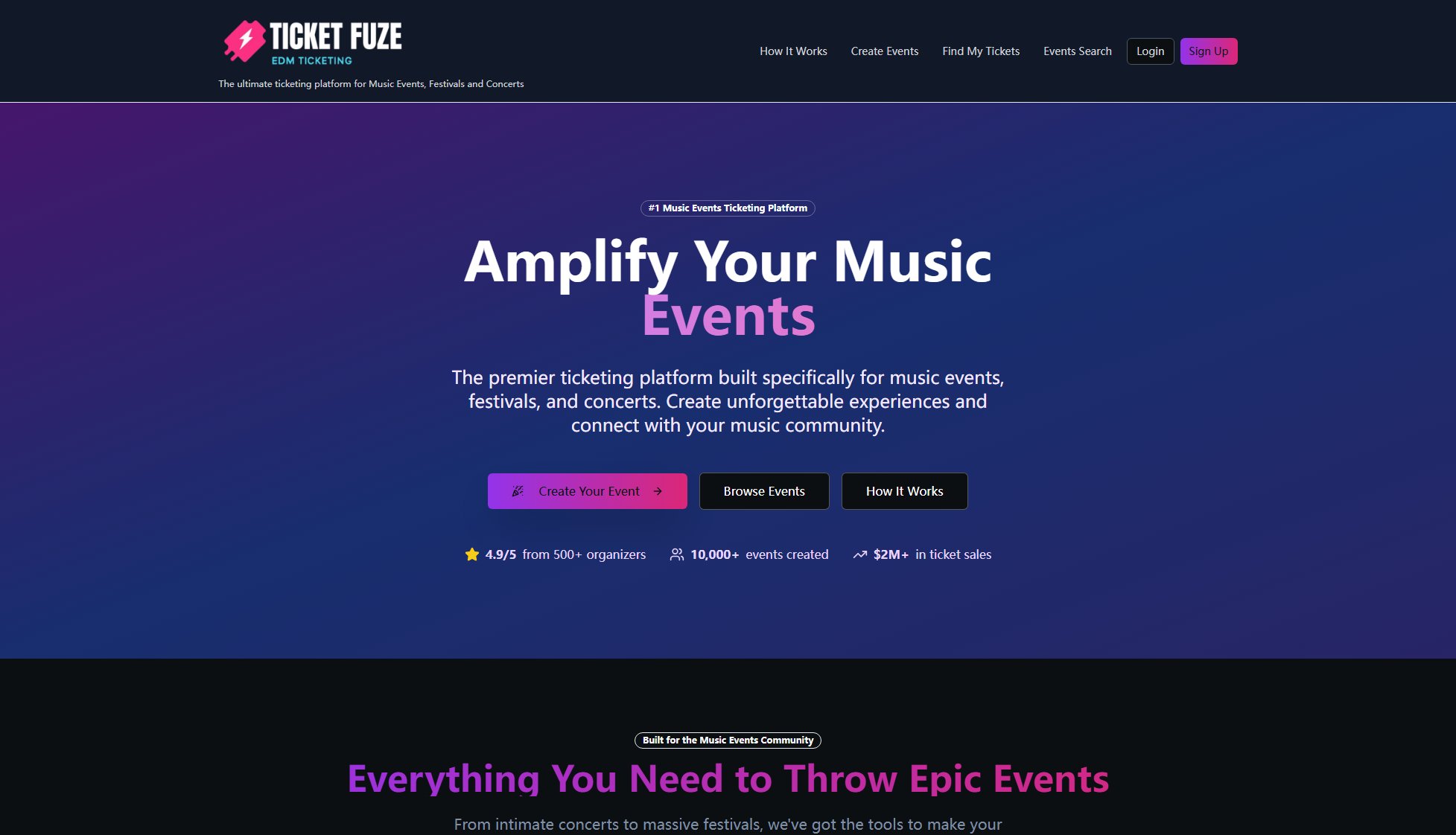 TicketFuze TicketFuze Interface & Screenshots TicketFuze TicketFuze Interface & Screenshots