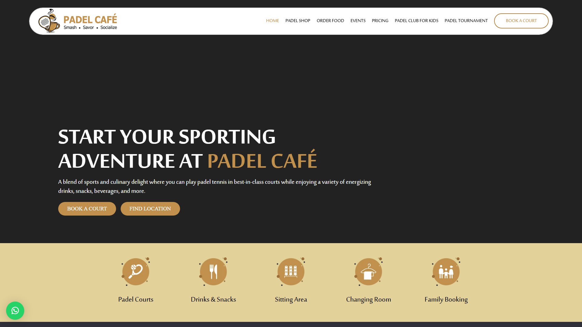 Padel Café Screenshot