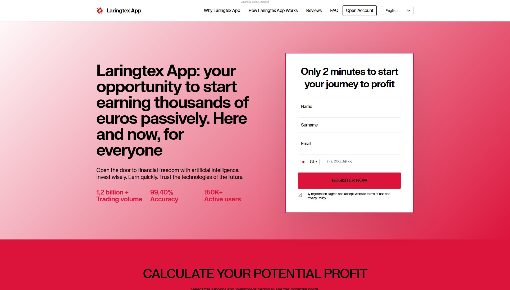 Laringtex App Screenshot