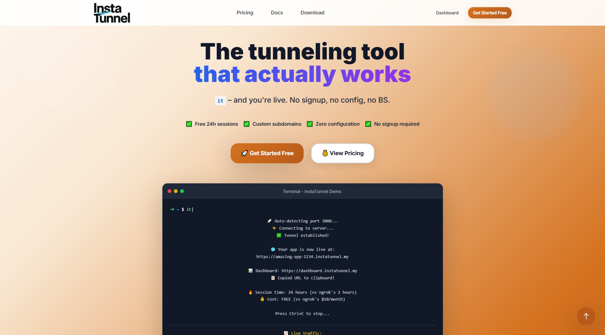 InstaTunnel InstaTunnel Interface & Screenshots InstaTunnel InstaTunnel Interface & Screenshots