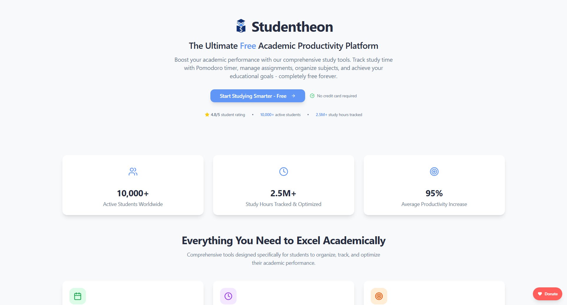 Studentheon Studentheon Interface & Screenshots Studentheon Studentheon Interface & Screenshots