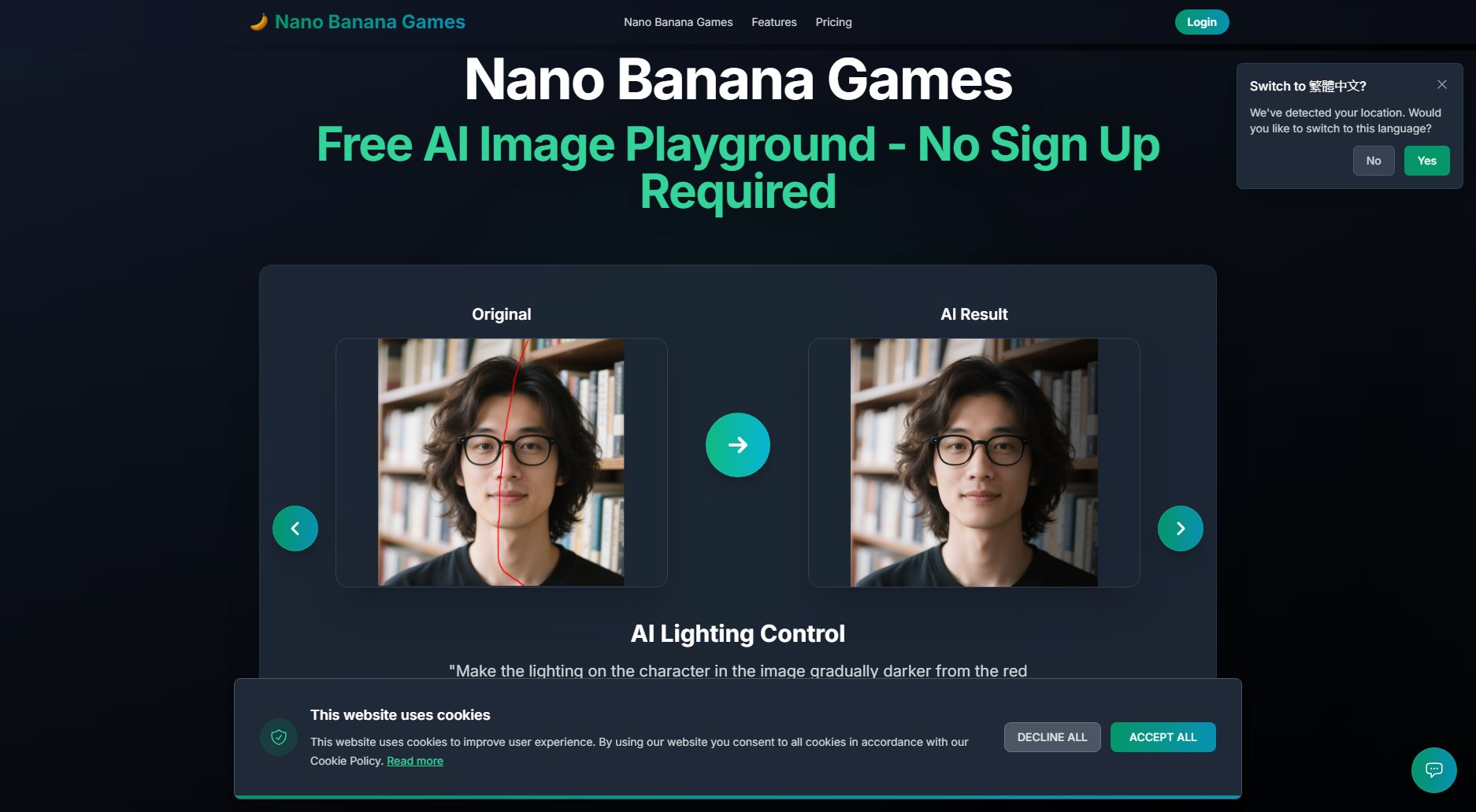 Nano Banana Games Screenshot Nano Banana Games Screenshot