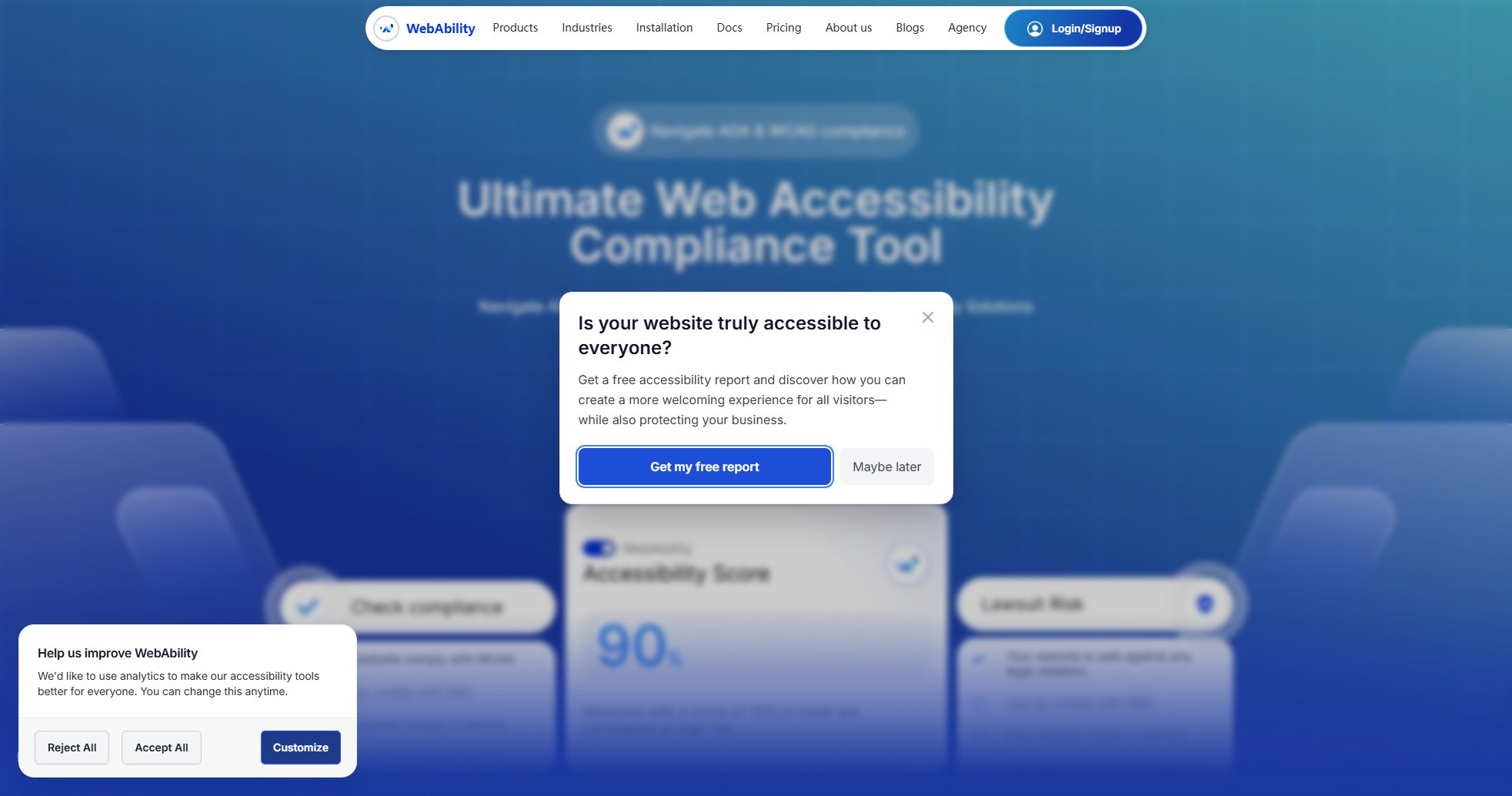 WebAbility WebAbility Interface & Screenshots WebAbility WebAbility Interface & Screenshots