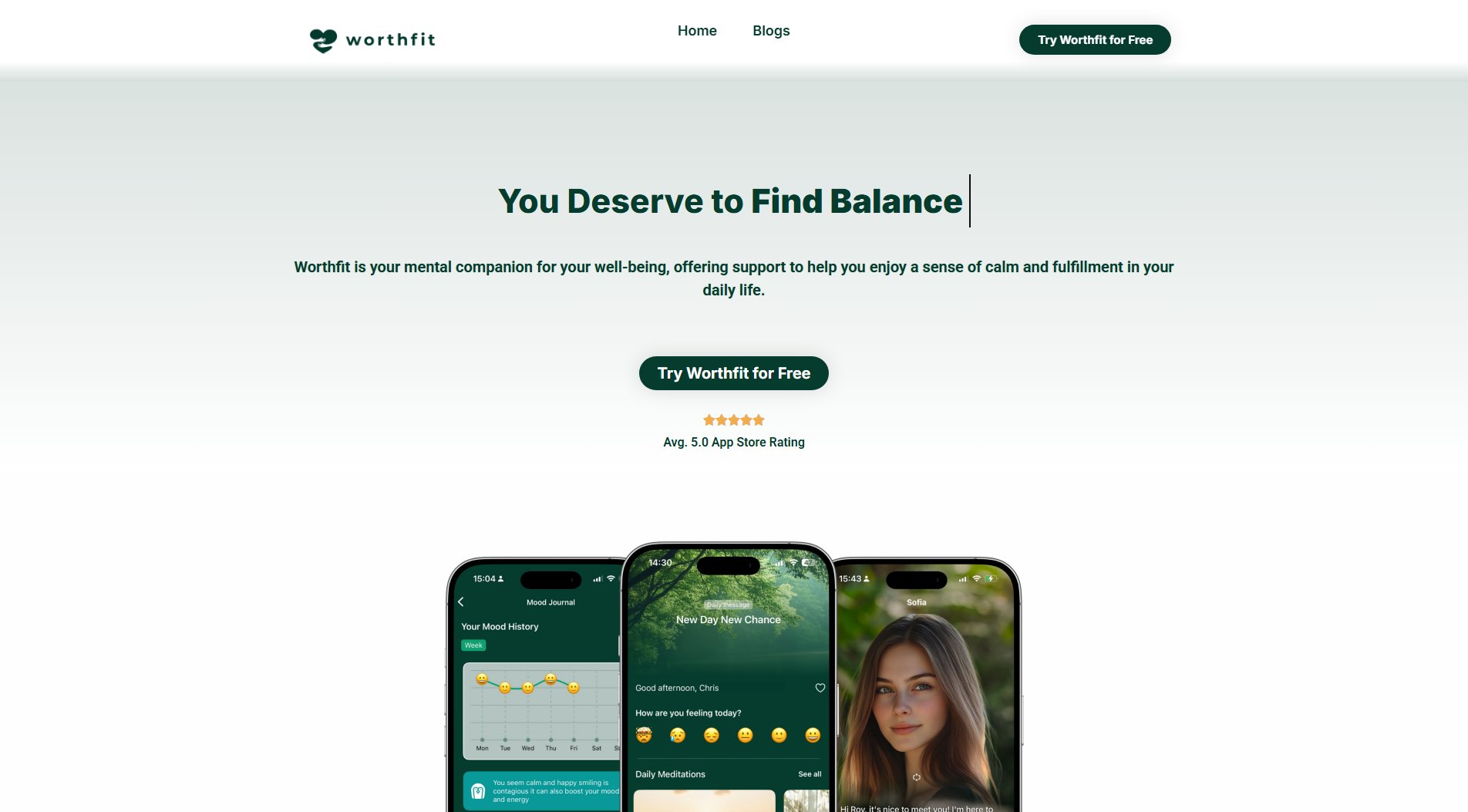 Worthfit Worthfit Interface & Screenshots